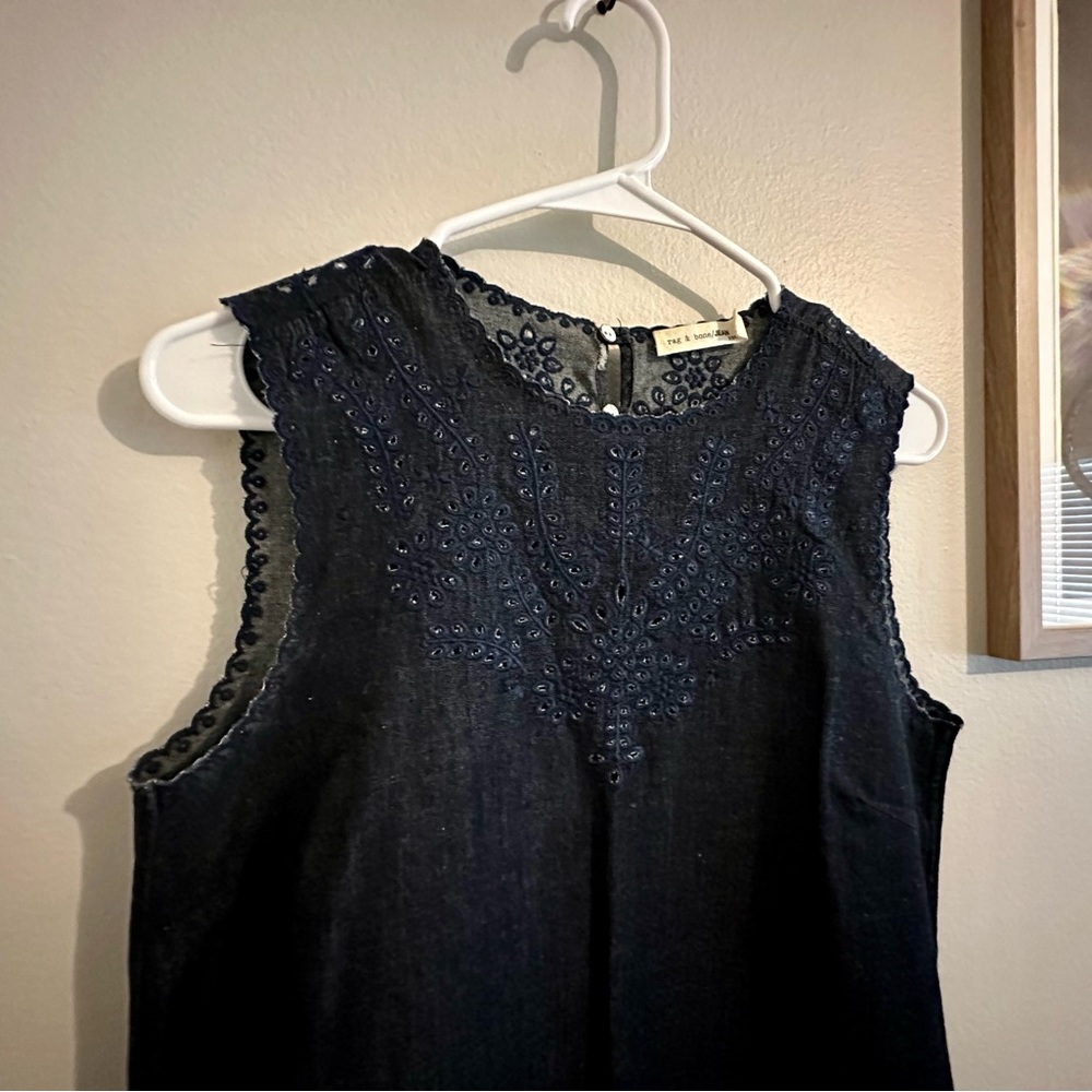 rag & bone Navy Blue Tank Top - Picture 4 of 7